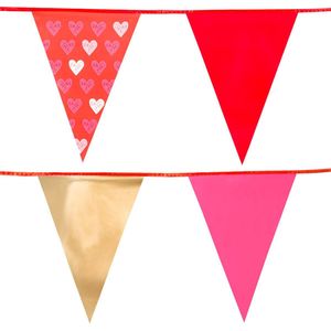 Boland - PE vlaggenlijn Love - Geen thema - Valentijn - Feestversiering - Liefde - Hart