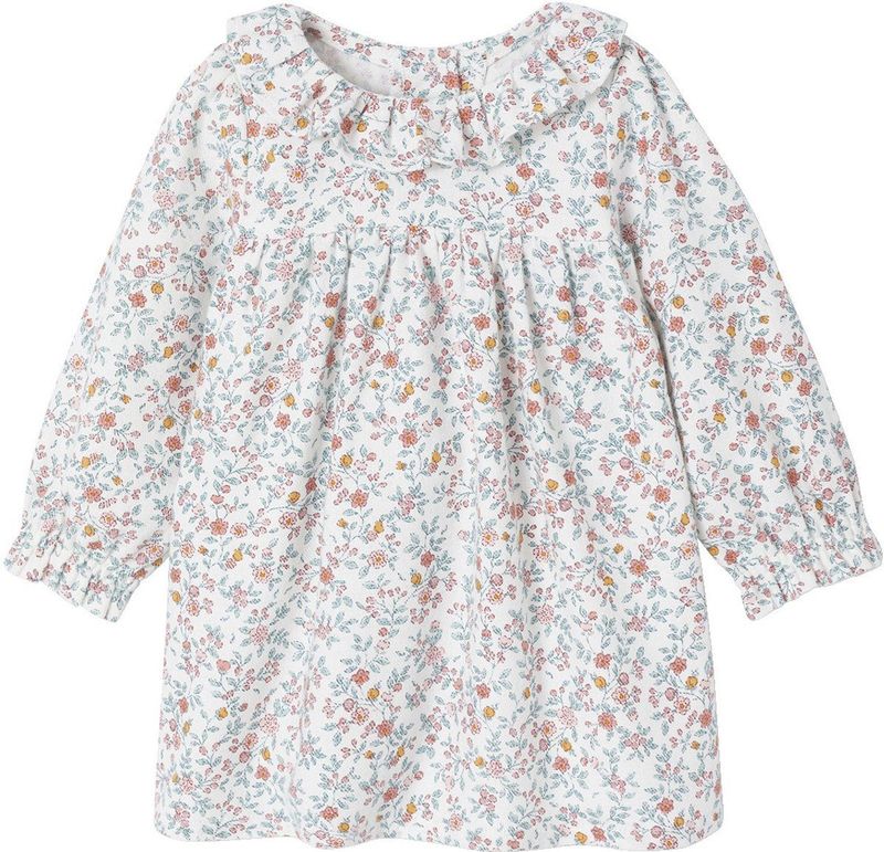 Vertbaudet Babypakje met jurk met bloemenprint + panty's