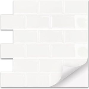 Tegelstickers 30x30cm Set van 10 Stuks Zelfklevende Plakfolie voor Keuken en Badkamer