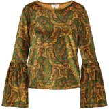 usha FESTIVAL Blouse  geel / groen / kaki
