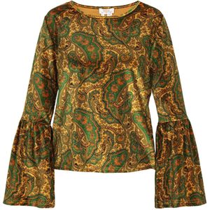 usha FESTIVAL Blouse  geel / groen / kaki