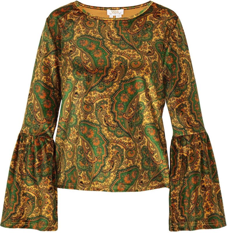usha FESTIVAL Blouse  geel / groen / kaki
