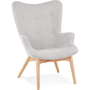 Maysun - Design Fauteuil - YOSHA Grijs - Naturel