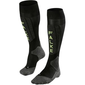 FALKE - Skisokken - Zwart - Black-Lightning 3171 - Functioneel Materiaal - Warm - Dun - 1 Paar