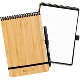 Bambook Notepad - Hardcover - A5 - Gelinieerde pagina's - Met 1 gratis stift - Uitwisbaar schrijfblok / herbruikbaar notitieblok / duurzaam kladblok / whiteboard collegeblok