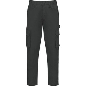 Broek Heren 5XL WK. Designed To Work Dark Grey 65% Katoen, 33% Polyester, 2% Elasthan