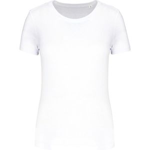 Damessport-T-shirt triblend met ronde hals 'Proact' White - XXL