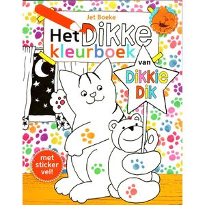 Het Dikke kleurboek van Dikkie Dik