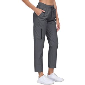Waterdichte wandelbroek voor dames - Sneldrogend, lichtgewicht outdoorbroek met zakken