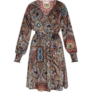 Usha - Jurk - Gemusterd - Cocktailjurken