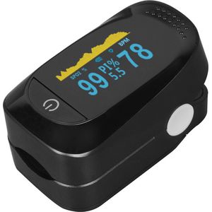 IMDK Professionele Saturatiemeter - Best Getest - Oximeter Pulse - Zwart - Zuurstofmeter Vinger - Hartslagmeter - Oximeter - Saturatiemeter Zuurstofmeter Vinger