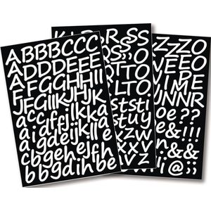 Alfabet stickers 3 cm