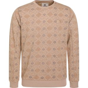 Gabbiano Trui Sweater 774577 Latte Brown Mannen Maat - S