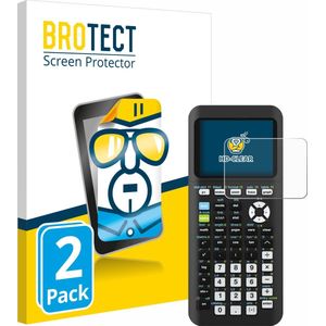 BROTECT - Screenprotector voor Texas Instruments TI-84 Plus CE-T Python - Folie Beschermfolie transparant (2 Stuks)