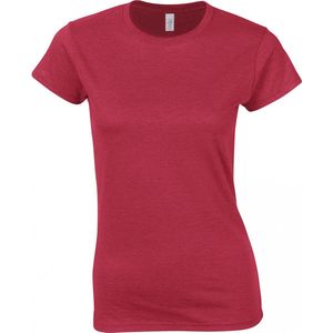 Gildan Softstyle® Fitted Ladies' T-shirt GI6400L - Antique Cherry Red - XXL