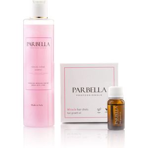 Parbella hair loss & growth pack - haargroei olie - haaruitval - snelle haargroei set - direct groei - lang dik haar