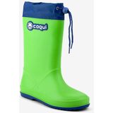 Kid’s rain boots coqui rainy collar lime/royal 33