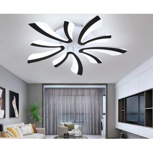 Uniclamps LED - 5 Head Plafondlamp - Zwart - Warm White - Woonkamerlamp - Moderne lamp - Plafoniere