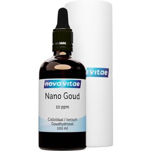Nova Vitae - Nano Goud - 10 ppm - Colloïdaal - Ionisch - goudhydrosol - 100 ml