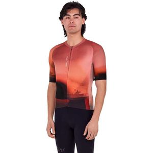 Santini Luce Korte Mouw Wielertrui Oranje S Man,Vrouw