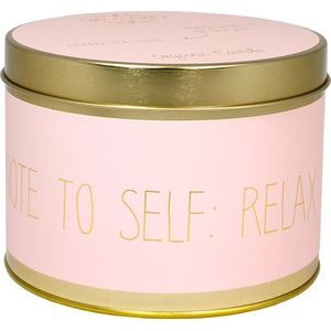 My Flame - Sojakaars - Note to Self, Relax - GEUR: Green Tea Time - 50 branduren