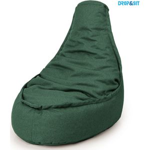 Parya Home Zitzak - Zitzak Stoel Volwassenen - 95 x 75 cm - Beanbag Groen - Waterafstotend - Voor Binnen en Buiten - 100% Gerecycled Plastic