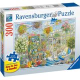 Ravensburger puzzel Bloeiende Tuinkas - Legpuzzel - 300 stukjes extra groot