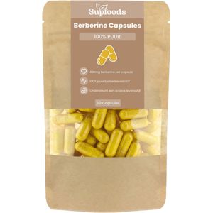 Berberine Capsules - 60 Capsules - Berberis Aristata Extract - 400mg per Capsule