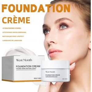 West & Month Tone-Up Cream – Hydraterende Concealer – Natuurlijk Make-uploos Effect – Langdurige Hydratatie – Frisse, Niet-Vette Finish