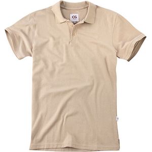 Workwear Herenpolo 'Iseo' met korte mouw Naturel - S