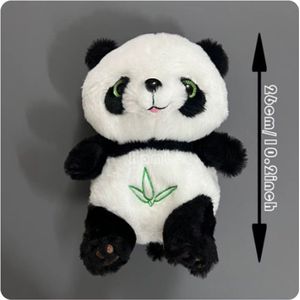 Slapende panda met ademhaling en muziek - licht - ademhalingsknuffel - baby's en kleine kinderen - rustgevend geluid van muziek & ademhaling - kraamcadeau - cadeau - knuffel - incl. batterijen