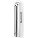 Hendi Wandasbak voor Buiten - Muurmodel - RVS asbak voor buiten - Ø7,5x(H)46cm