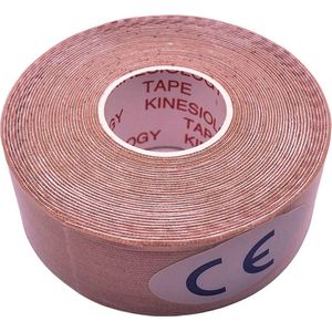 Fysio tape - kinesiotape - kinesiologie tape - Blaren tape - Sporttape kinesiotape - Sporttape huidskleur - Fysio tape - kinesiotape beige - Blaren Beige - Lengte van 5M - Breedte van 2,5CM