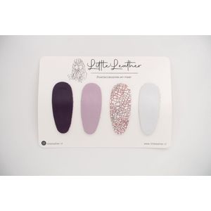 LittleLeather, klikklak speldjes, Setje Bibi 5cm l Knip | Clipjes | Haaraccessoires | Haarband | Haarclip | Baby |