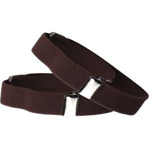 Sorprese - Mouwophouders - Elastisch - Per Paar - 2 Stuks - Mouwophouders Dames Heren - Donkerbruin