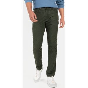 camel active Regular Fit 5-pocket broek - Maat menswear-42/34 - Donker Groen