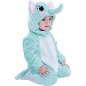 Schattige Baby Hooded Onesies met Dierenthema – Jumpsuit voor Pasgeborenen (0-30 maanden)