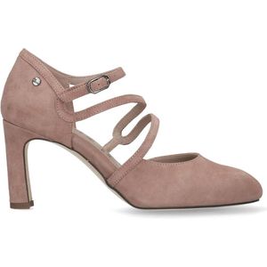 No Stress - Dames - Roze suède pumps - Maat 41