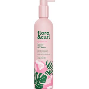 Flora & Curl - Rose Water Cream - Shampoo - 300 ml