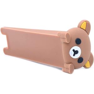 Deurstopper Set 4 Stuks | Leuke Beer Design | Siliconen Deurstops | Thuis en Kantoor | Bruine Beer Kleur