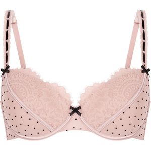 Hunkemöller - Dorothy - Voorgevormde Beugel Bh - Roze - Maat D75
