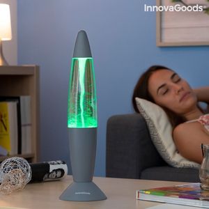 INNOVAGOODS LAVALAMP - LED-LAVALAMP - TORNADO LED-LAVALAMP - LAVALAMP - KINDERLAMP - NACHTLAMP - BUREAULAMP -  ELEKTRISCHE LAMP - ELEKTRISCHE LAVALAMP - LAVALAMP VOOR KINDEREN - LAMP VOOR KINDEREN - LAVALAMP GROEN - LAVALAMP BLAUW - LAVALAMP ROOD