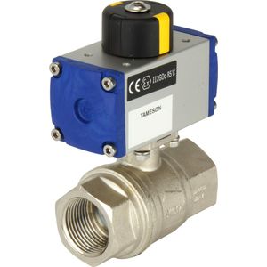 G3/4'' 2-Weg Messing Pneumatische Kogelkraan Dubbelwerkend - BL2BA - BL2BA-034-PD-001