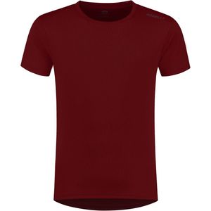 Rogelli Promo Sportshirt - Korte Mouwen - Heren - Bordeaux - Maat 3XL