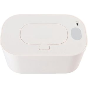 Babydoekjesverwarmer - PP intelligent verstelbare temperatuur - veilig in gebruik - draadloos opladen in de auto (Wit)