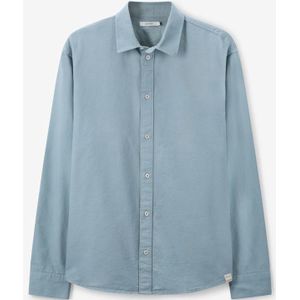 Sissy-Boy - Overhemd - Blauw - Lange Mouwen - Katoen