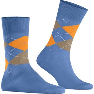 Burlington Manchester herensokken - blauw (river blue) - Maat: 46-50