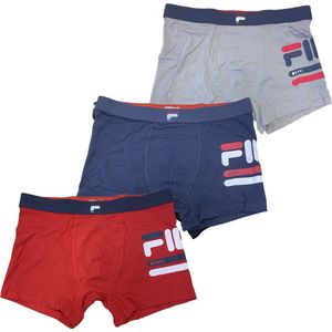 FILA - boxershort heren - 3 stuks - model 5 - maat M - onderbroeken heren - Cadeau