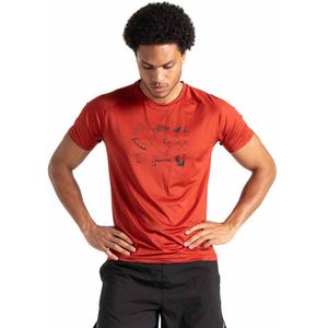 Dare2b Tech T-shirt Met Korte Mouwen Rood XS Man