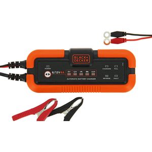 Acculader, voor auto- en motoraccu's, volautomatische intelligente druppellader